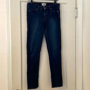 Paige skyline skinny dark denim 27